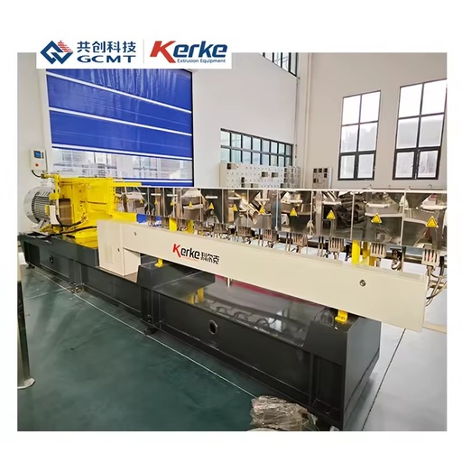 Ps PLC Light Diffusion Masterbatch Triple Screw Color Masterbatch Extruder Plastic Granulator for Sale