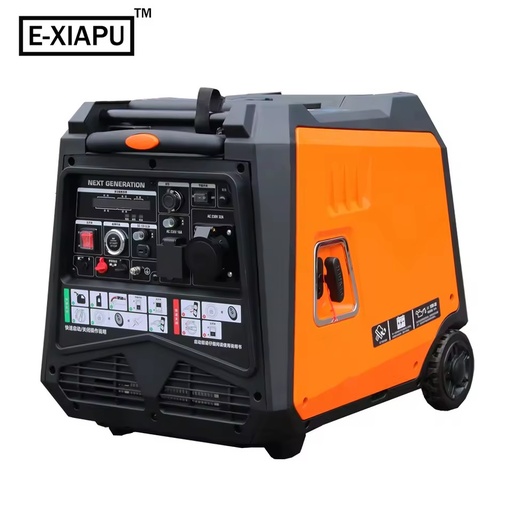 E- 6kw 6000watt ATS ARV Electricity Generation Silent Inverter Generator Genset for Sale