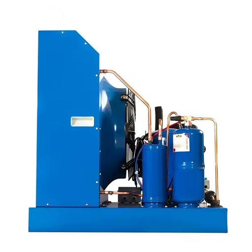 Air Cooled Condenser Unit for Refrigeration Cold Room Freezer Energy Saving Automatic Sanyo Compressor