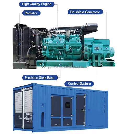 KR 3phase diesel 50hz Electricity Generation 2500kw Generator Price Data Centre Power Plant