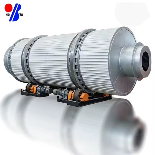 High Efficiency Three Drum Dryer Bearing for Silica Sand Energy Saving 3-Cylinder Rotary Drying Machine Low Noise CE Certified