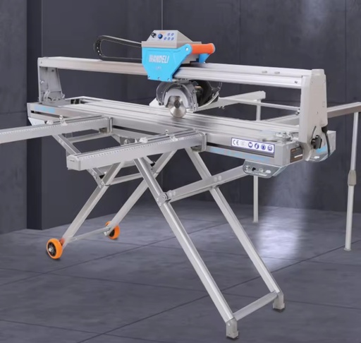 Wandeli QX-ZD-1200 Automatic Stone Cutting Machine Water Jet 45 Degree Cutting Machine 1200mm Electric Marble Tile Cutter 1200mm