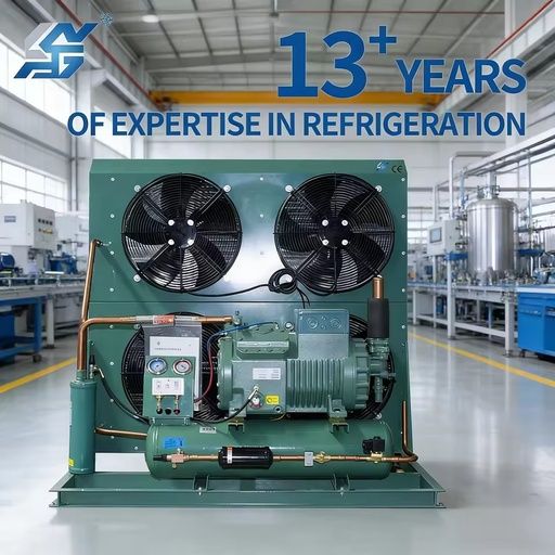 Low Noise 220V 380V Semi-Hermetic Condensing Unit with Long Service Life