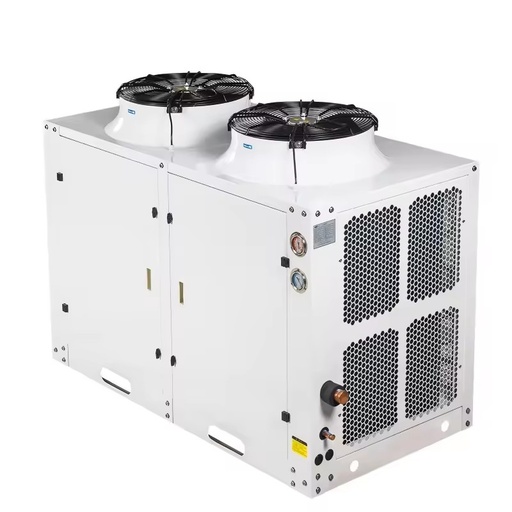 Condenser Unit Top Mounted Cold Room Storage Refrigeration Quick Freezing Unit Rotary Compressor Sanyo Automatic 9270W Cooling