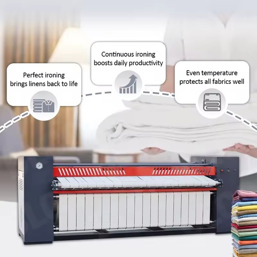 Calendar Ironing Machine Multi Roller Flatwork Ironer High Speed Industrial Bed Sheet Ironing Machine for Large Laundry