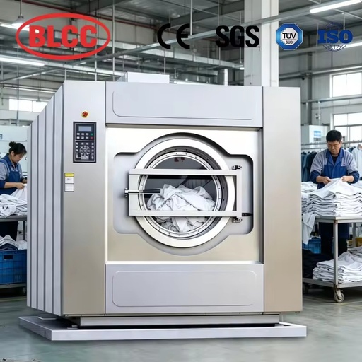 Industrial Washing Machine 50-150kg Large Fully Automatic Washers High Power Hotel Hospital Laundry Equipment