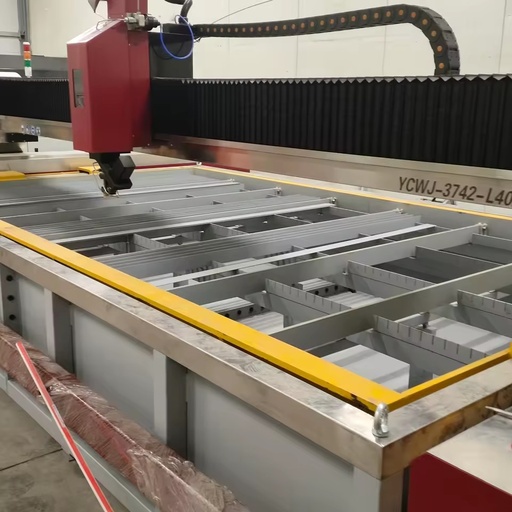 YCWJ CNC Waterjet Cutting Machine Factory Wholesale Gantry Type for Metal Stone Glass Industry, CE ISO Certified