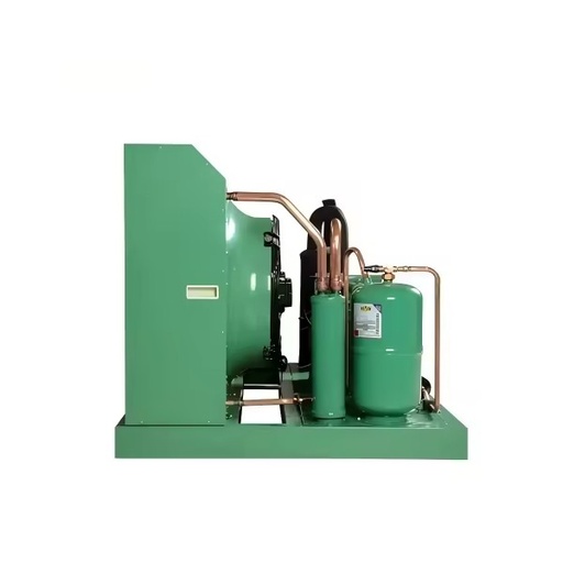 Cold Room Semi-Hermetic Condensing Unit R507A Compressor Energy Saving Refrigeration System with Gear Motor