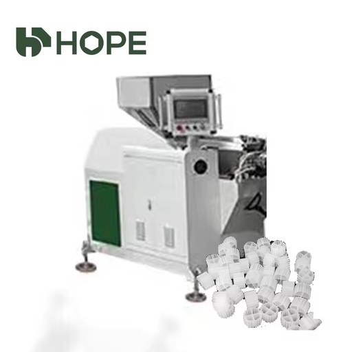 Full Automatic Polyhedral Hollow Ball Extruder Plastic Bio Ball Production Extrusion Equipment