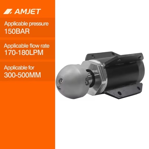 Rotary Cutter MAX: Versatile High-Flow Cutting Accessory | 300-500mm Size 128-200Lpm Flow Thread Size M22.1.5