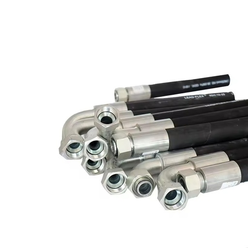High Pressure Smooth Cover Hydraulic Hose SAE 100 R2 Steel Wire Braided Rubber Oil Pipe Wrapped Flexible Suction Discharges