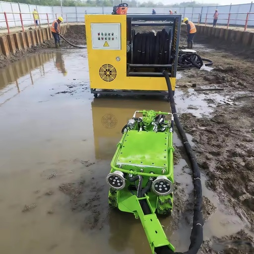 Full Automatic Dredging Robot Smart Control For Sewage Work
