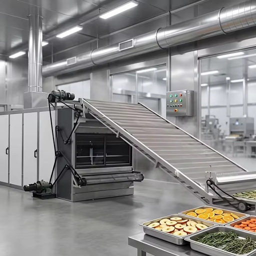 Practical 6t/h Industrial Mesh Dryer Hot Air Belt Dryer Stable Equipment for Grains Seeds and Cereal Raw Materials Processing