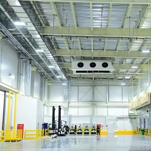 Easy Operate Automatic Copeland Solar-Powered Large Logistics Cold Storage Construction Walking-in Freezing Equipment Cold Room