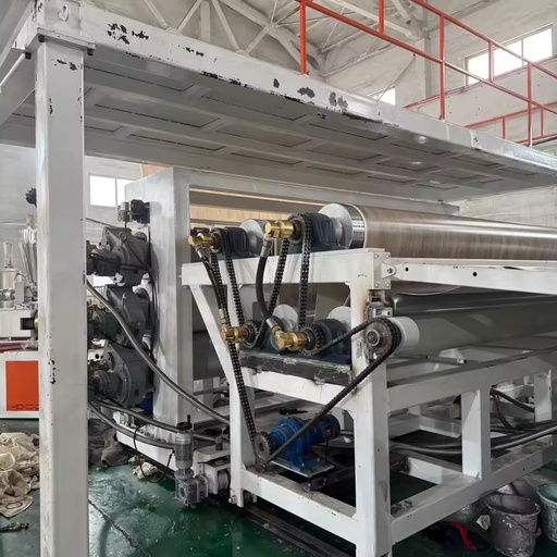 Best Selling High Performance Automatic PLC Control SPC Vinyl Plank Flooring Production Extruder Plant PVC Floor Sheet Machine