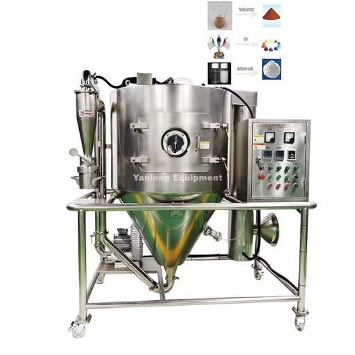 Liquid Milk Seaweed Spirulina Powder Making Machine SUS316L Spray Dryer Gear PLC for Seaweed Spirulina Powder Production