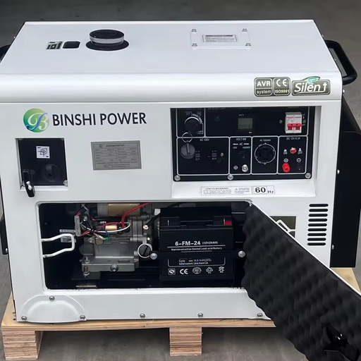 Small Portable Generator LPG NG CNG Gas Generator Set 5kw 6kw 8kw 9kw 10kw AC Electricity Maker Generator for Home