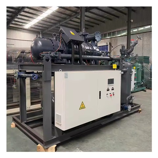 50HP Blast Freezer Cold Storage Condenser Unit 380V Parallel Screw Compressor Air-cooled Energy Saving High Productivity