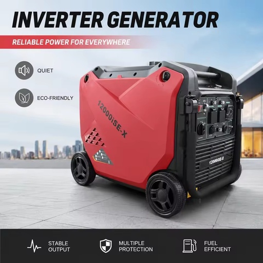High Efficiency 10KW Silent Gasoline Genset Manual Electric Start Compact Body for Farm RV Road Trip Standby Electricity