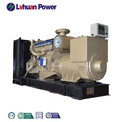 Electricity Power Generator High Hydrogen Syngas Engine 500kw-2MW Biomass Gas 3 Phase 4 Wire Water Cooled