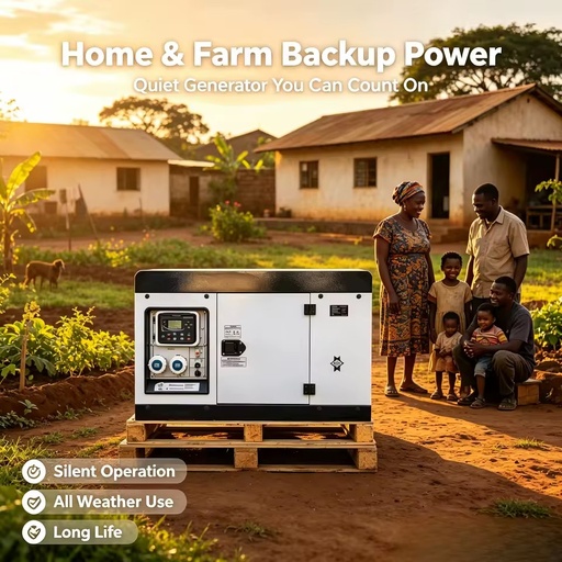 Standby 10kw Soundproof 12kva 10kw diesel Electric Generator 220V/380V 60Hz 1/3phase Generator diesel 10 kw