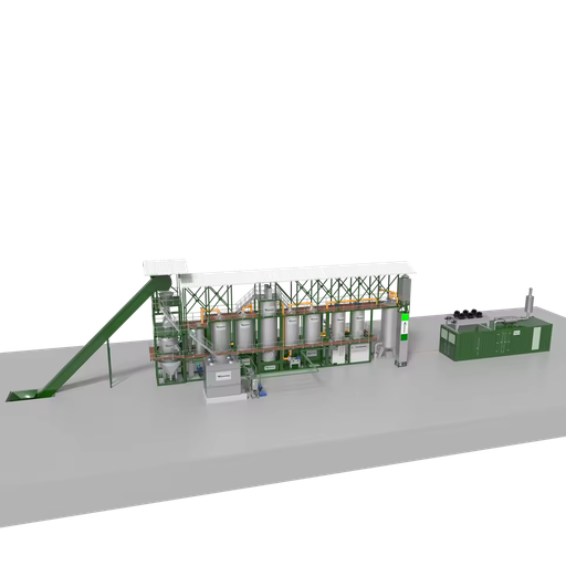 Compact Waste to Energy Gasification Power Generation Solution Electric Power Generator for Sale