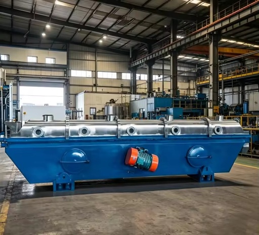 Food Grade Vibrating Fluidized Bed Dryer Automatic Continuous Drying Equipment for Salt Sugar Starch Processing