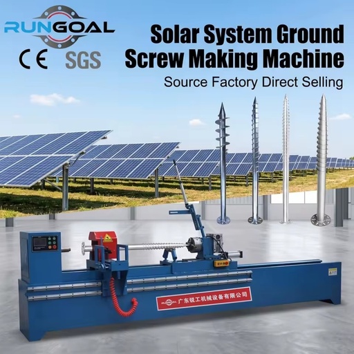 Helical Pile Machine for House Foundation Steel Ground Screw Piles Production 220V/380V 2.2 Power