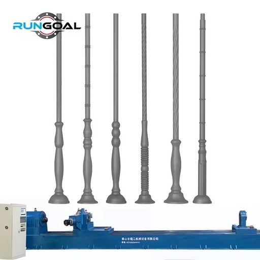 New Large Scale Metal Processing Production Line for Flag Pole and Street Light Automatic Factory Direct Sale
