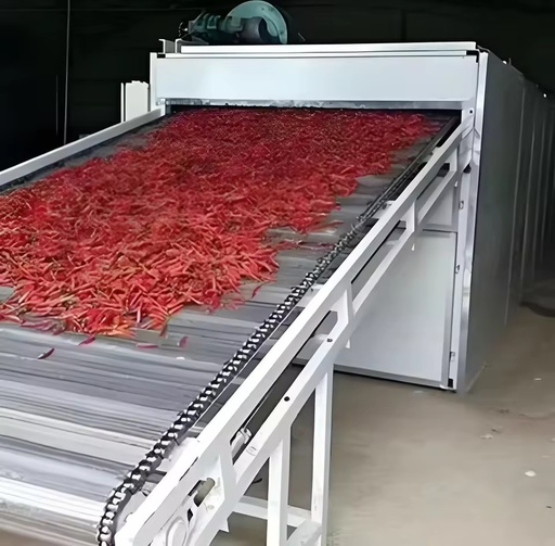 Industrial Food Grade Mesh Belt Dryer Machine for Fruits Vegetables Herbs and Nuts Continuous Conveyor Drying Equipment