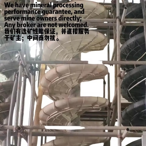 Energy-Saving Spiral Chute for Ultrafine Mineral, Power-Free Separation, Low Operation Cost