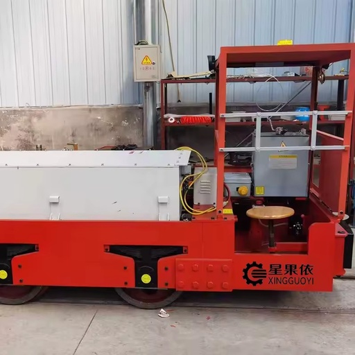 5-Ton Lithium Iron Phosphate Battery Electric Locomotive with Chopper Speed Control With 40Cr Reduction Box