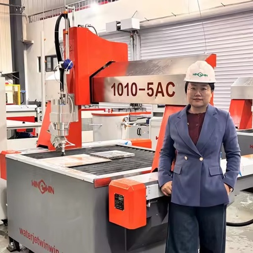 1000x1000mm Small Water Jet Cutter Glass Waterjet Cutting Machine