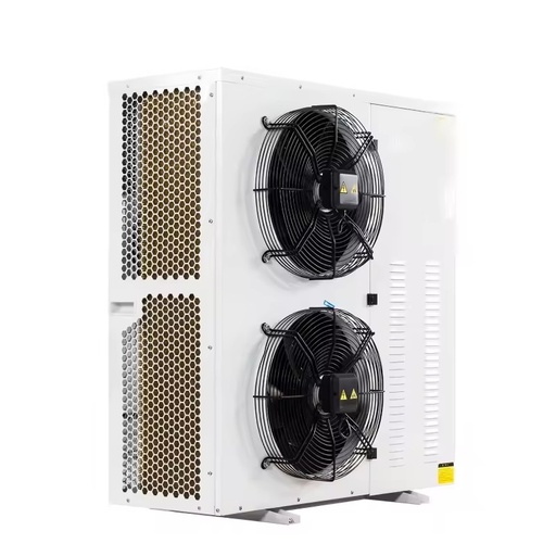 Cooling Sanyo Compressor Condenser Unit 5 hp Refrigeration Air-cooled Outdoor Cold Room Evaporator Energy Saving Automatic Motor