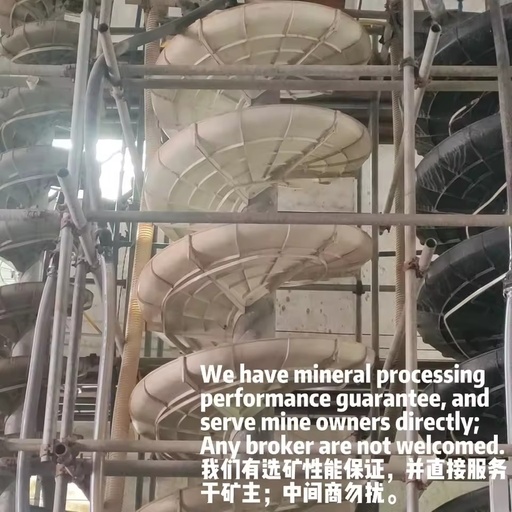 Gold Tailing Spiral Concentrator, Energy-Saving, High Gravity Separation Recovery Rate