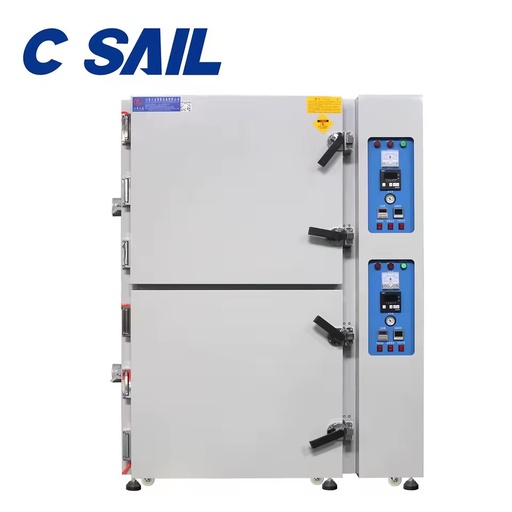 Industrial Double Door Electric Motor Vacuum Drying Oven Energy Saving for Lithium Battery Hardware Glass Plastic Resin Epoxy