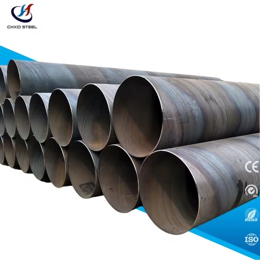 Api 5L A106 A53 A36 219mm-3048mm Big Diameter ERW SSAW ISAW Spiral Welded Carbon Steel Pipe Well Casing Construction Bending