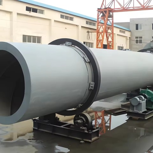 Energy Saving Straight Rotary Dryer for Cement Plant Dries Limestone Slag Clay Stone Simple Reliable Operation