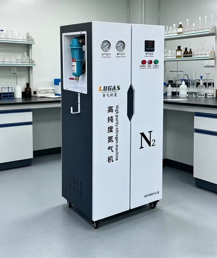 Compact, Automatically PLC-controlled PSA Nitrogen Generator, Suitable for Industrial Applications, Capacity 1-10 Nm³/h