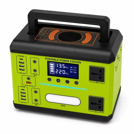 300W Portable Power Station 281.6Wh LiFePO4 Solar Generator with Bluetooth App Control and 100W Solar Panel Option