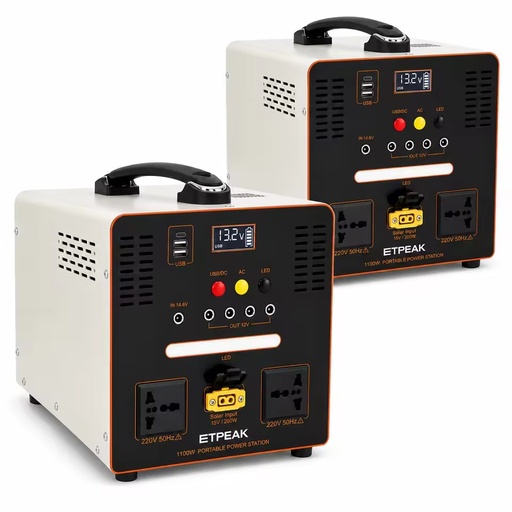 1100W Emergency Backup Power Station 1100.8Wh LiFePO4 Portable Solar Generator Pure Sine Wave OEM ODM Wholesale Supplier