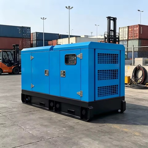 Low Noise Silent Diesel Generator Set Auto Start Soundproof Canopy 24kw 30kva Small Shop Electricity Supply