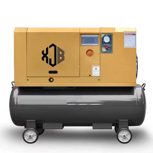 Energy Saving 2-in-1 XJB 7.5kW 10HP 8bar Silent Lubricated Integrated Screw Air Compressor for Sandblasting