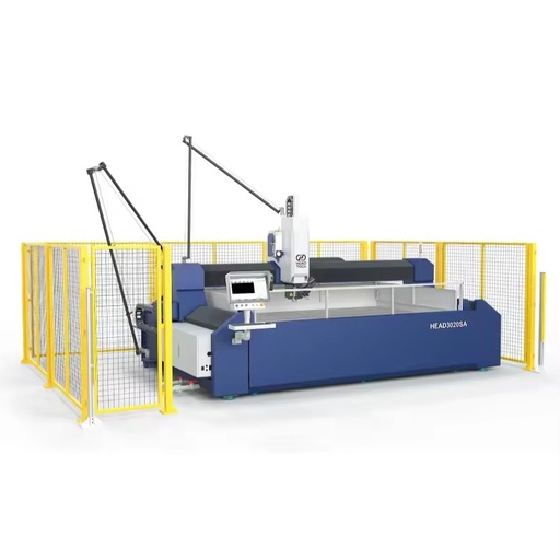 Professional 5-Axis CNC Waterjet Cutter Height-Sensing Follow System Industrial Stone Tile Metal Cutting Premium Machinery