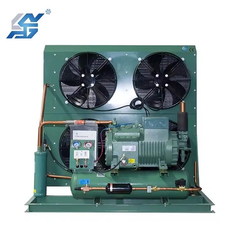 5Hp Semi-hermetic Compressor Air-cooled Refrigeration Condensing Unit for Beef Cold Freezer Room.