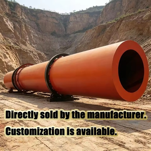 Stainless Steel 1.5m X12m Single Drum Dryer for Organic Fertilizer River Sand Mineral Powder & Sawdust