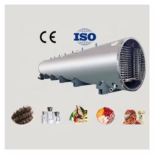 Automatic 550kg Freeze Drying Machine for Fruit Coffee Lyophilizer Available for Customization.