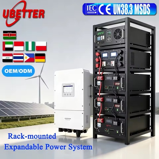 Hotel Home Offgrid Hybrid Solar Power System 100KW/150KW Lithium Ion Battery Liquid Cooling 8000-Cycle Life Smart BMS