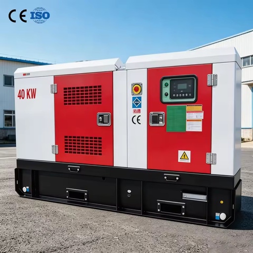 40KW 45kVA Super Silent Diesel Generator Group Canopy Type Low Vibration Soundproof Electricity Generation for Commercial Use