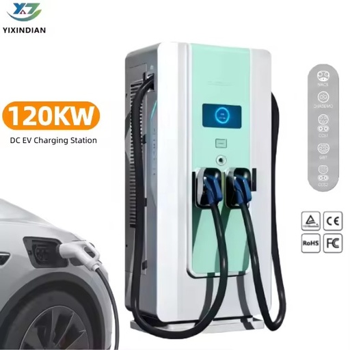 EV Charger Station 40kW 60kW 80kW 120kW 160kW 180kW Solar Panel Customize Truck Lithium Battery Floor-Mounted